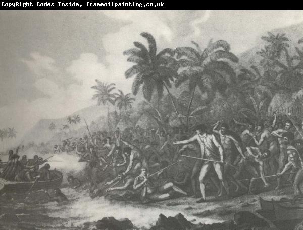 william r clark cook dodades av hawaianer i febri 1779